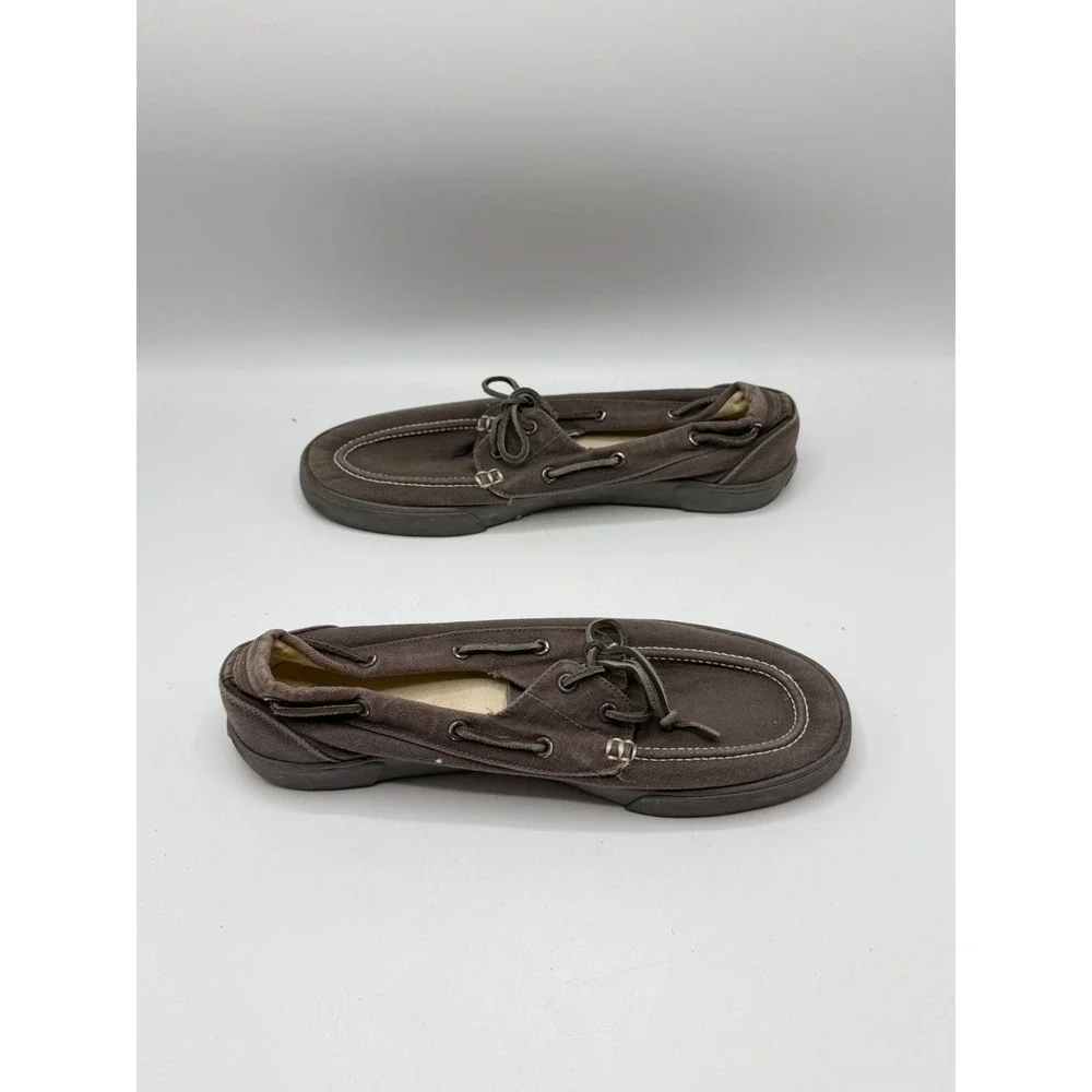 Polo Ralph Lauren Sander II Boat Shoes Grey 00000859 Mens Size 13D No Box
